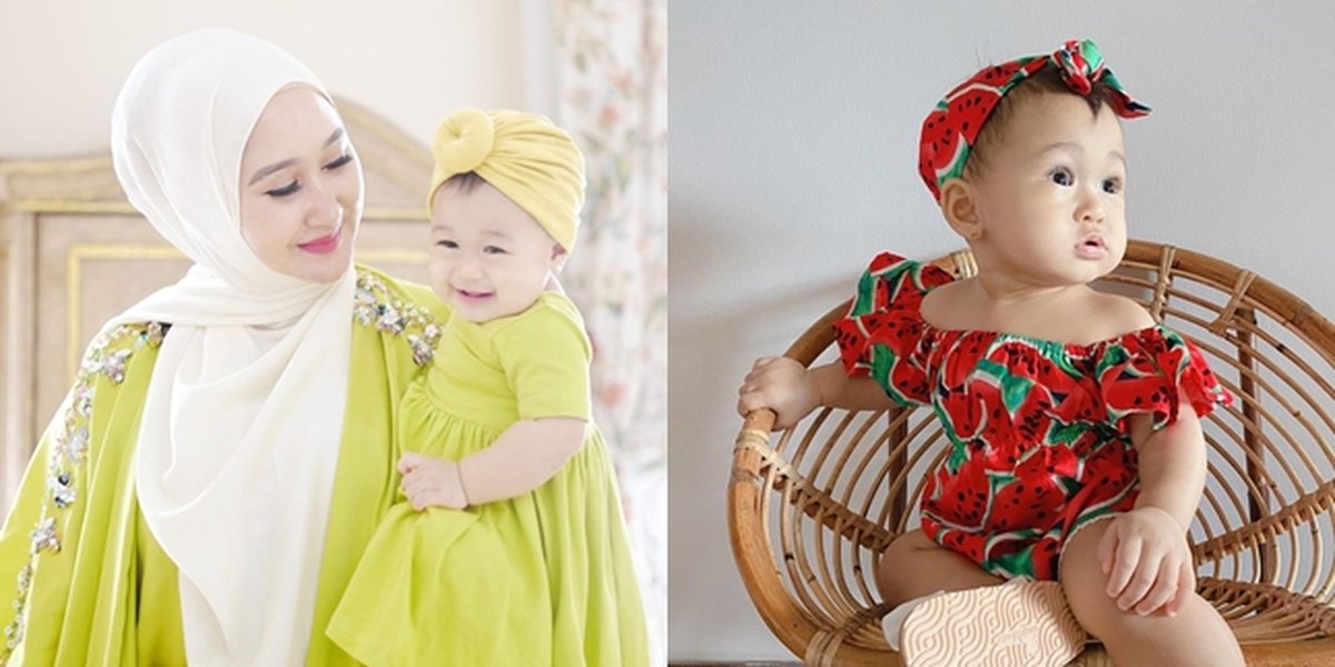 9 Portraits of Baby Rumi, Dian Pelangi's Stylish Child, Fashionable from an Early Age - Aura of a Model's Kiss Since Childhood