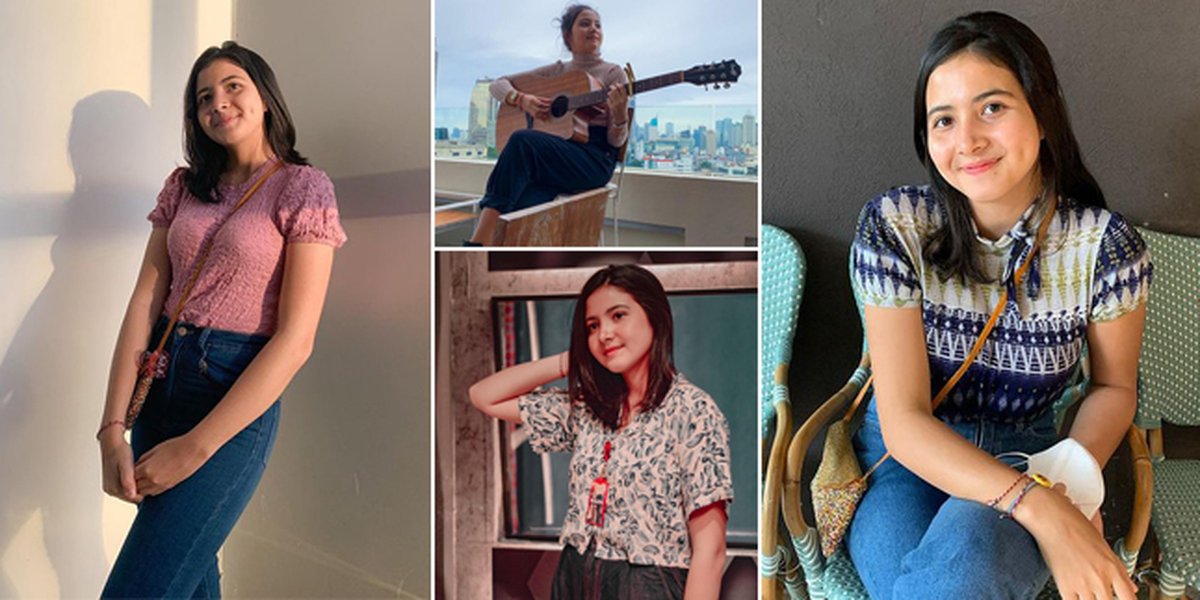 9 Beautiful Photos of Bulan Sutena, TikTok Viral Artist from Bali who is Good at Playing Guitar and Has a Sweet Smile