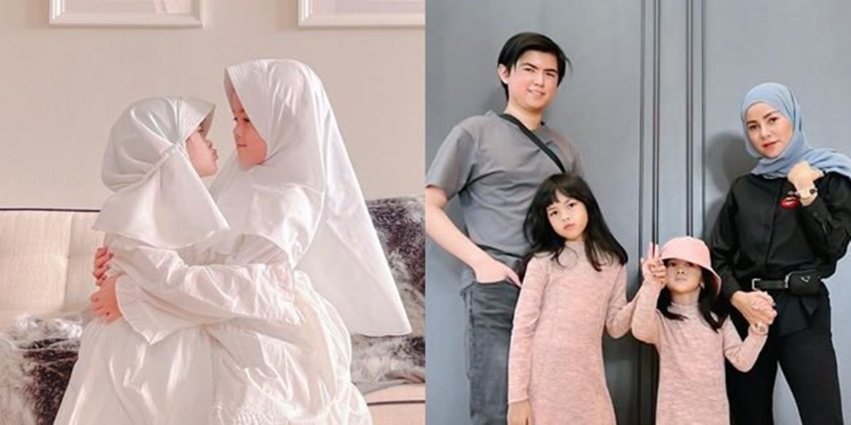 9 Beautiful and Adorable Portraits of Olla Ramlan's 2 Children Who Are Skilled at Posing, Their Faces Resemble Their Mother