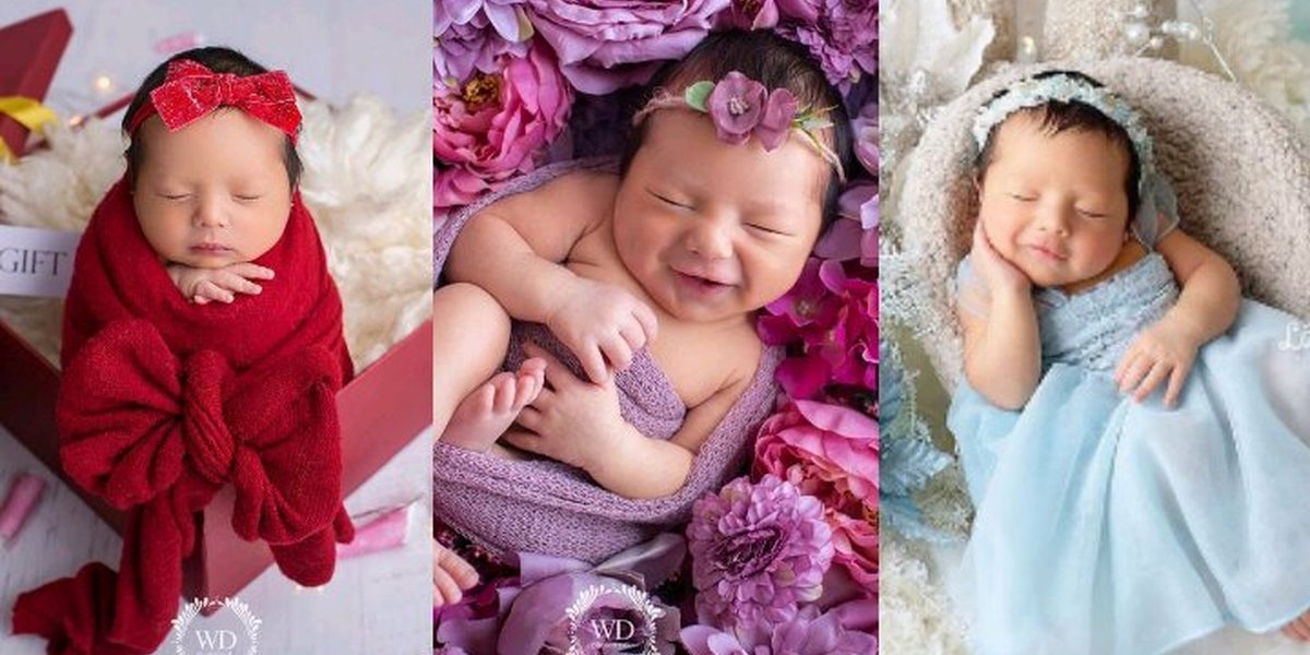 9 Beautiful Photoshoot Portraits of Asmirandah and Jonas Rivanno's Child, Super Cute and Adorable!