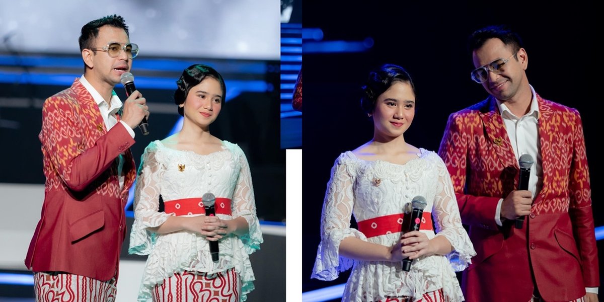 9 Beautiful Portraits of Tissa Biani as MC with Raffi Ahmad at the Pancasila Birth Day Event, Looking More Stylish with Batik Outfit