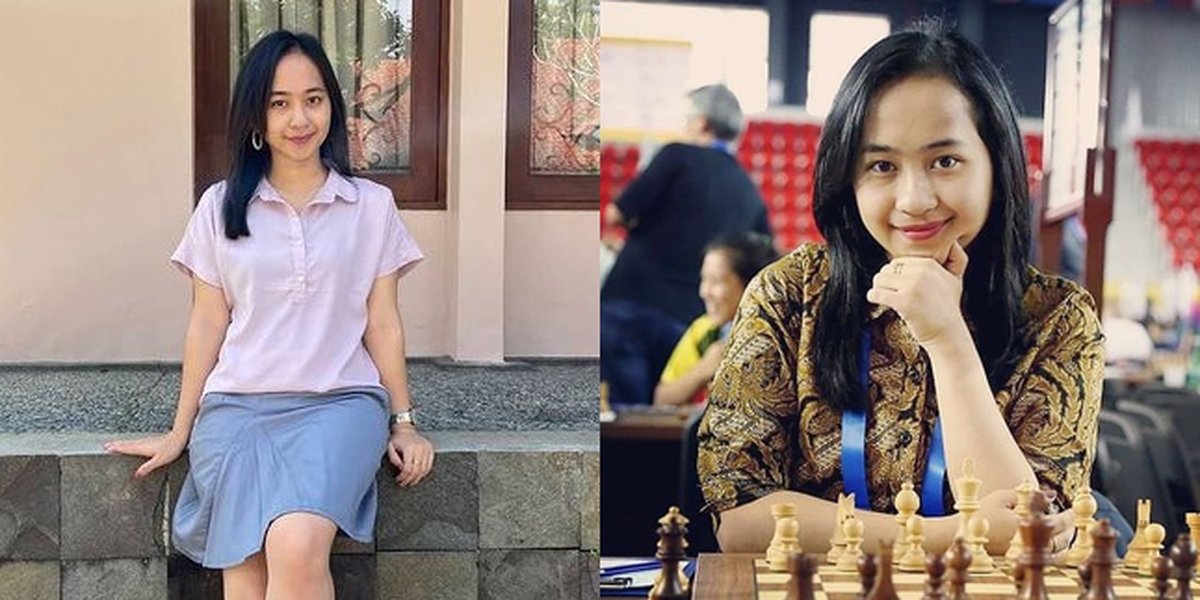 9 Portraits of Chelsie Monica, Commentator in the Chess Duel of Irene & Dewa Kipas Who Successfully Stole Attention