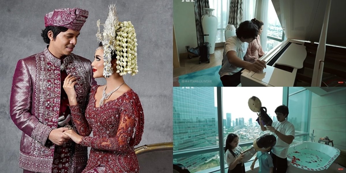 9 Detailed Photos of Aurel Hermansyah and Atta Halilintar's Bridal Room, Complete with a Spa Room and Bathtub - Luxurious with Flower Decorations