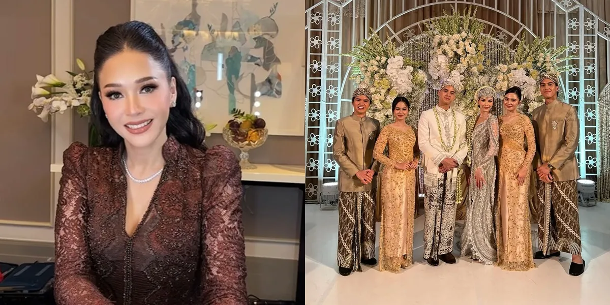 9 Detail Photos of Kebaya Worn by Syifa Hadju & Tissa Biani, Maia Estianty Clarifies Not Giving Uniforms at the Wedding of Al Ghazali & Alyssa Daguise