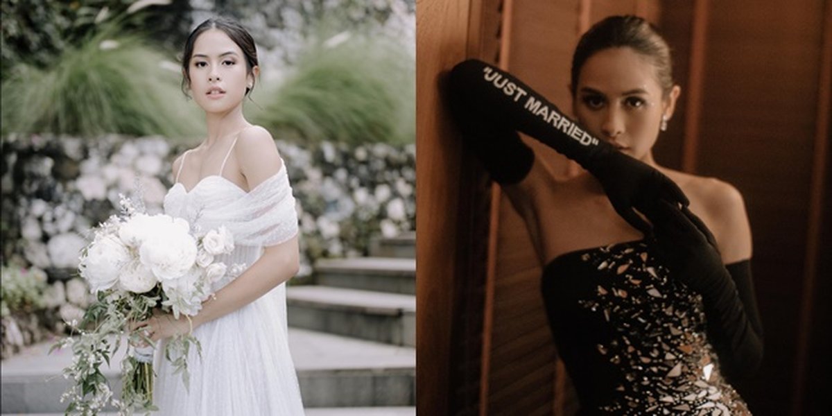 9 Portraits of Maudy Ayunda's Appearance Details at the Reception Event in Bali, Styled by the Most Expensive MUA - The New Bride's Aura Dazzles the Eyes