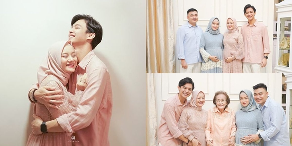 9 Portraits of Dinda Hauw Holding a 4-Month Pregnancy Thanksgiving, Baby Bump is Starting to Show - Glowing Maternal Aura