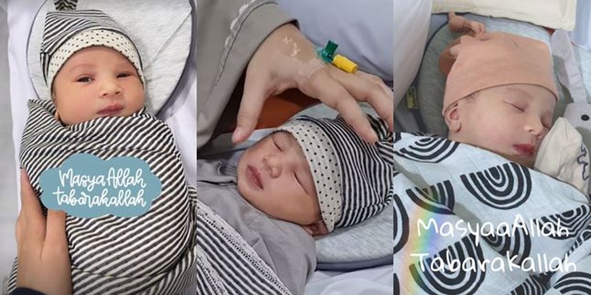 9 Pictures of Baby Ukkasya, Zaskia Sungkar's Handsome Son, Said to be the Result of Superior Genes - Looks Just Like Irwansyah