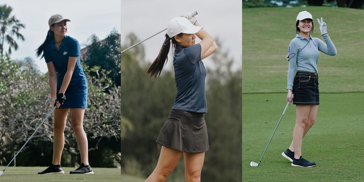 9 Portraits of Aaliyah Massaid's Style When Playing Golf, Looking Stylish Wearing Short Skirts - Always Wearing a Hat