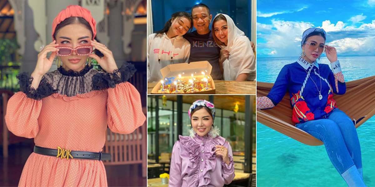 9 Portraits of Bella Shofie's Hijab Style that Became the Spotlight, Showing Hair and Receiving Criticism from Netizens