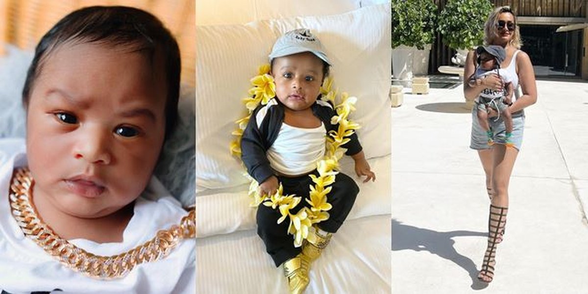 9 Adorable Photos of Baby Dom, Kimmy Jayanti's Second Child, Stylish Since Birth - Wearing a Necklace and Gold Shoes