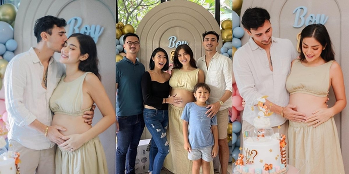 9 Portraits of Jessica Iskandar's Second Child's Gender Reveal, Glowing Pregnant Woman Shows Off Bare Baby Bump - Netizens Busy Calculating Pregnancy Age