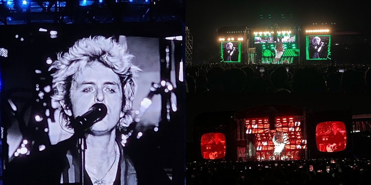 9 Photos of Green Day That Made Jakarta Go Wild! Billie Joe Calls Hijab-Wearing Audience Members to Come Up on Stage - Even Bringing the Red and White Flag