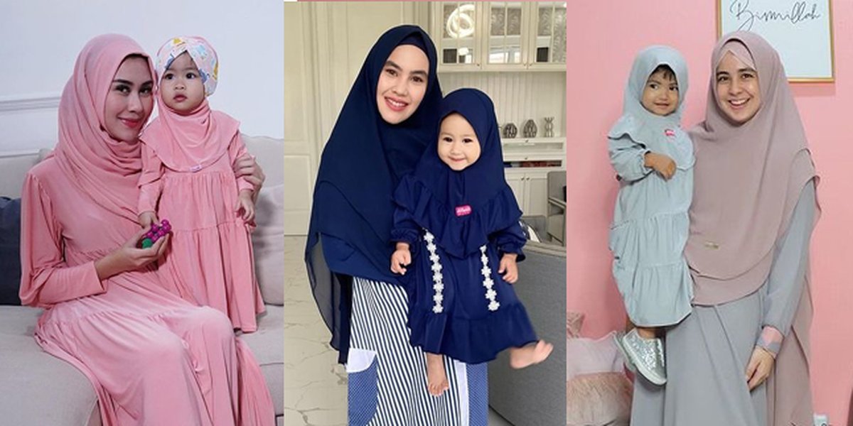 9 Cute Baby Celebrity Portraits Wearing Hijab, Even More Beautiful and Adorable - Becoming Little Ustazah