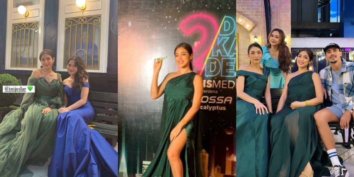 9 Portraits of Jessica Iskandar Looking Stunning on the Red Carpet, Baby Bump Getting Bigger - Beautiful Pregnant Woman Wearing High-Slit Dress