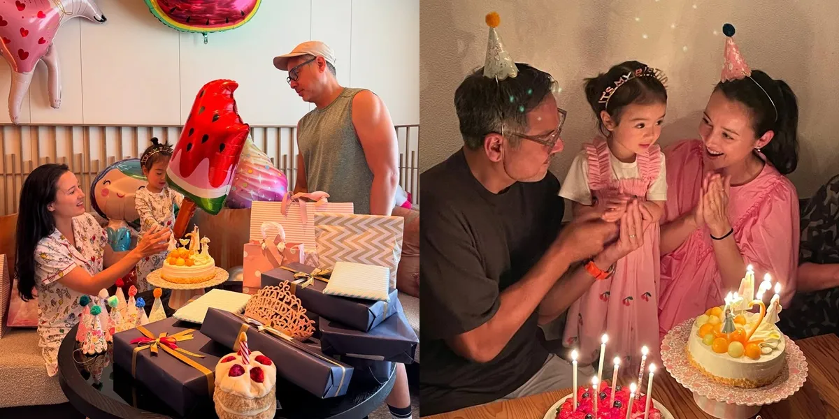 9 Photos of Julie Estelle Celebrating Her Child's Birthday, Together with Her Husband