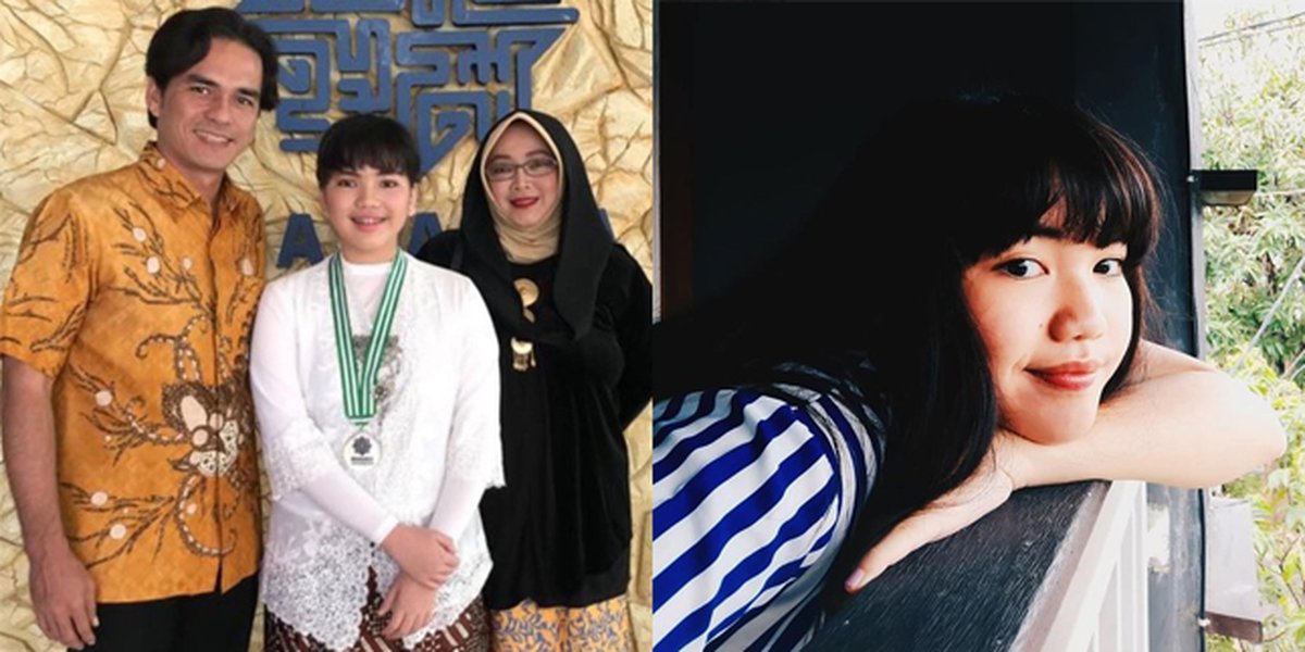 9 Potret Karnisya Rahma, Teddy Syach and Rina Gunawan's Daughter who is now Teenager and More Charming