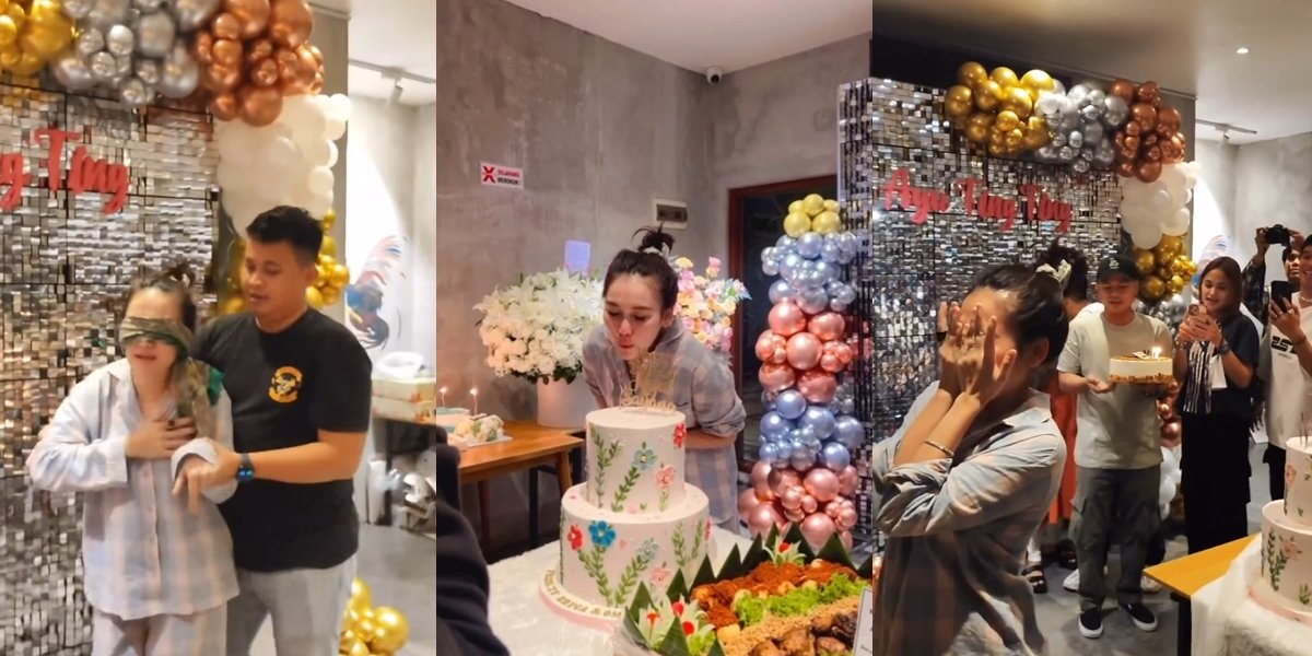 9 Photos of Ayu Ting Ting's Birthday Surprise, Festive Even Though Father Rozak & Mother Kalsum are Absent - Her Fiancé Has Not Arrived