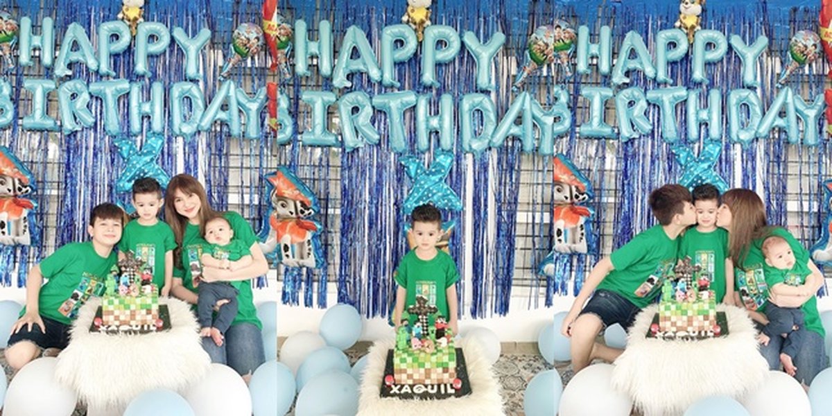 9 Portraits of the Festivity of Xaquil's Birthday Party, Alessia Cestaro's Child, Netizens are Curious about the Father's Whereabouts
