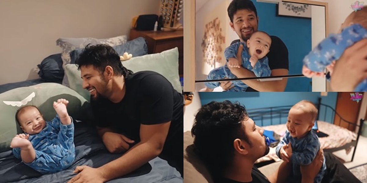 9 Portraits of Ammar Zoni Taking Care of Baby Air While Irish Bella is Sick, Invited to Explore the House - Not Fussy at All