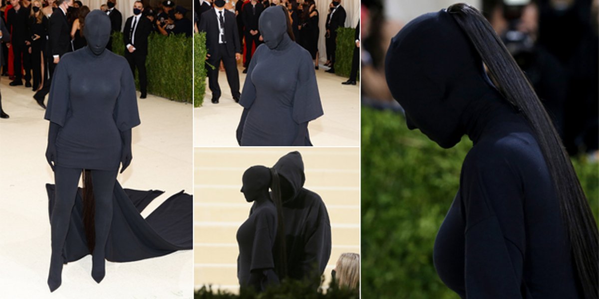 9 Photos of Kim Kardashian in Black Costumes at Met Gala, Said to Resemble Dementors to Kendall Jenner's Khodam