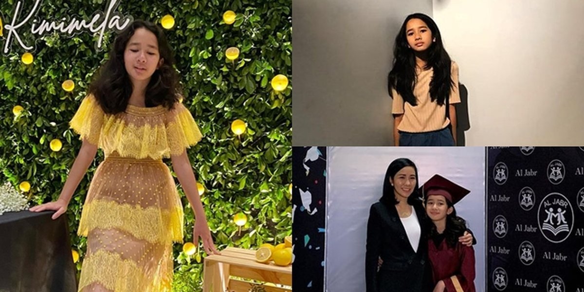 9 Potret Kimimela Bakrie, the Bakrie Family's Grandchild who is now a Teenager, Rarely in the Spotlight - Equally Beautiful as Mikhayla