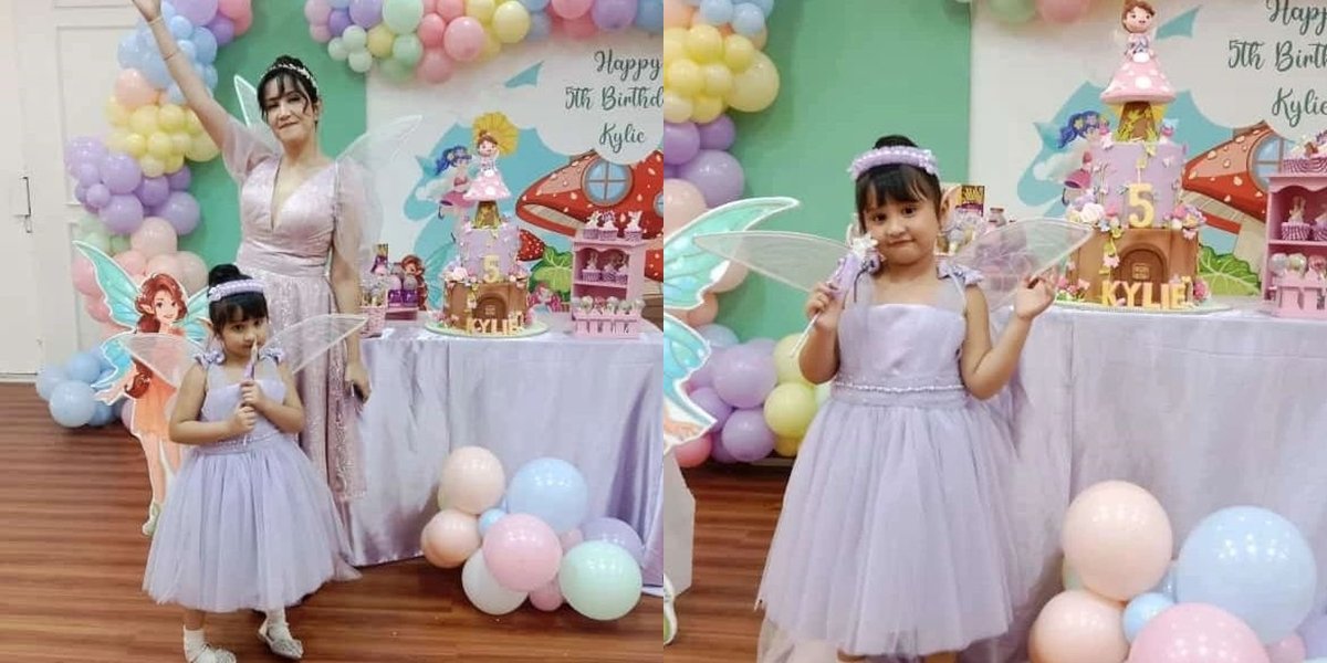 9 Photos of Kylie, Andi Soraya's Daughter, on Her 5th Birthday, So Happy to Realize Her Dream of Being a Fairy - Beautiful Like a Doll