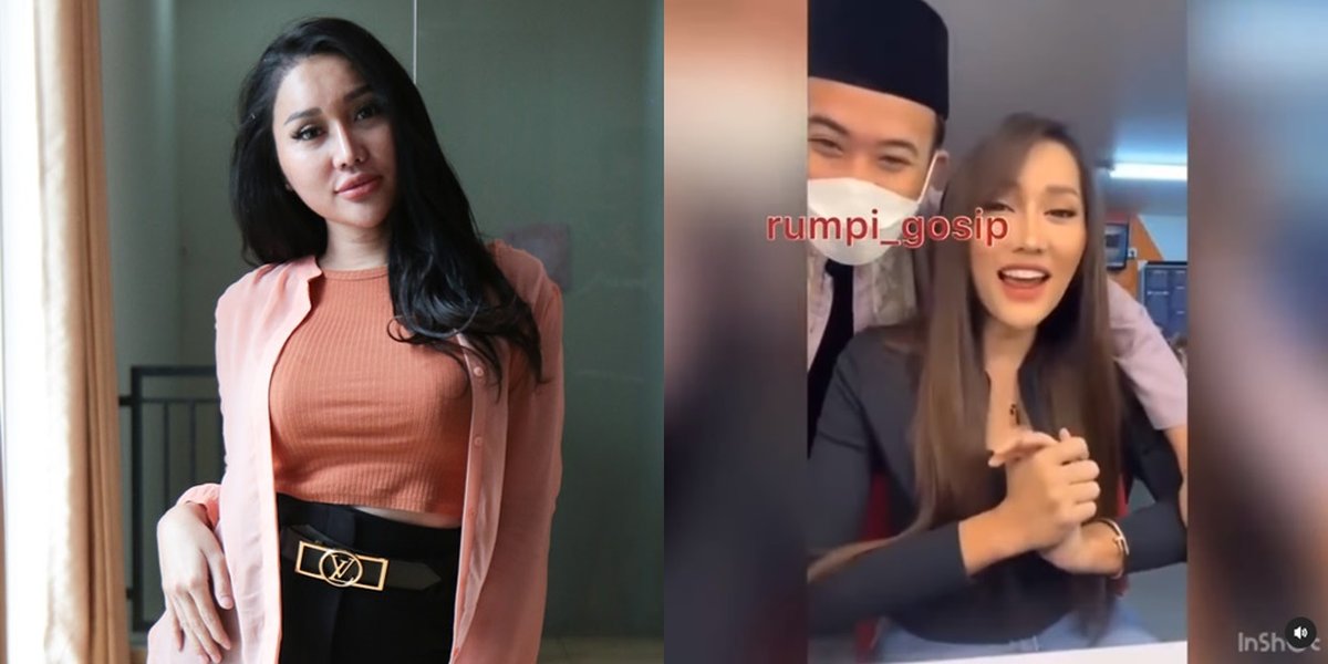 9 Pictures of Lucinta Luna Being Embraced Affectionately by Ustaz Syam, Told to Wear a Cap But She Wants to Wear a Prayer Shawl - Her Deep Voice Makes Everyone Laugh