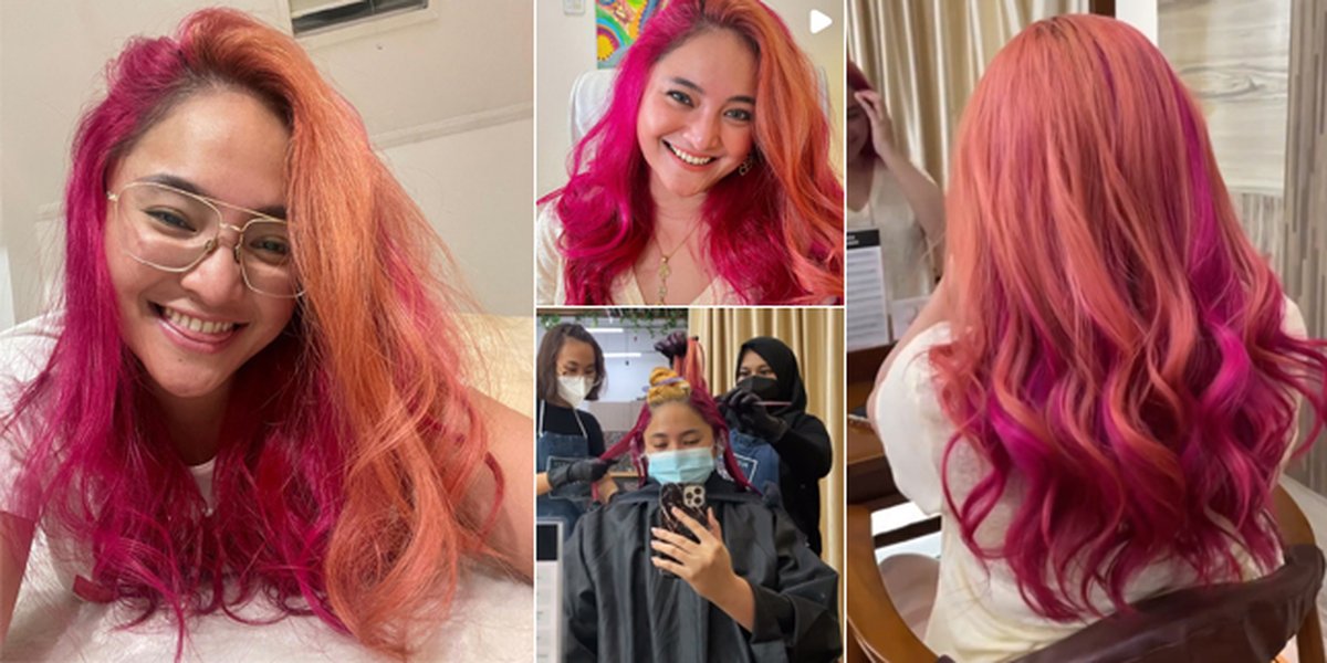 9 Photos of Marshanda Changing Hair Color to Hot Pink, Stunning and Flooded with Praise