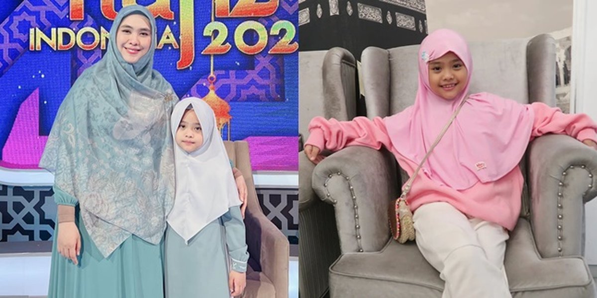 9 Portraits of Maryam, the Oldest Daughter of Oki Setiana Dewi, the Beautiful Girl who Memorized the Quran at the Age of 8 - Aspiring to be an Ustazah