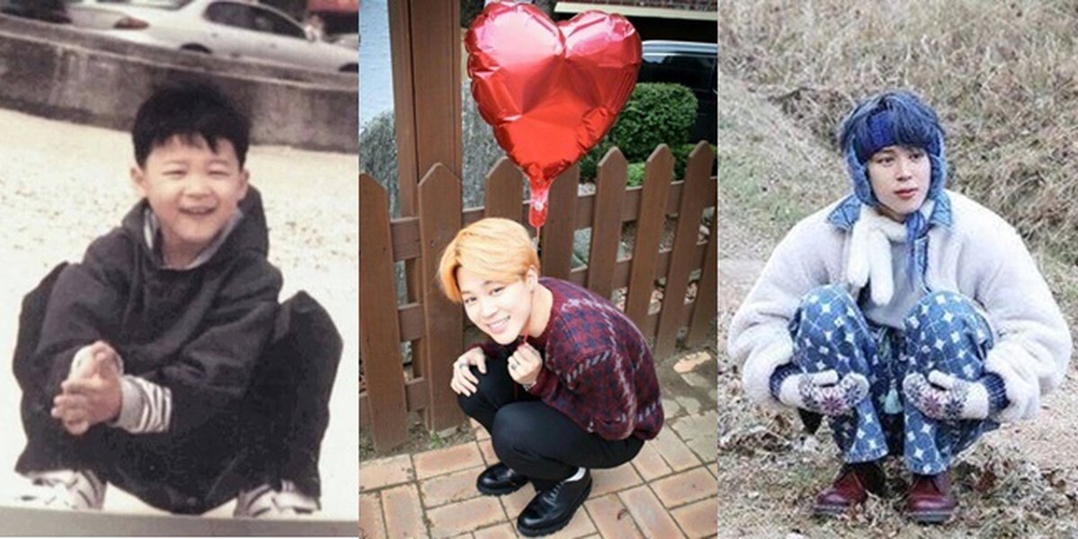 9 Adorable Photos of Jimin BTS Squatting, His Signature Pose Since He Was Little - Making Him Even Cuter Like Mochi
