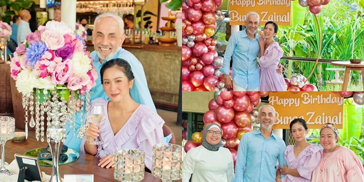 9 Joyful Moments of Bunga Zainal's Birthday Celebration in Bali, Happy to Receive Sweet Surprises from Sukhdev Singh