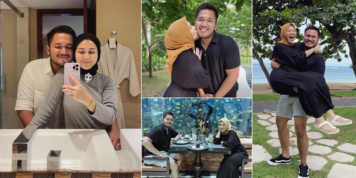 9 Intimate Photos of Kesha Ratuliu and Adhi Permana During Their Honeymoon in Bali, Sweet Kisses - Lovingly Carrying