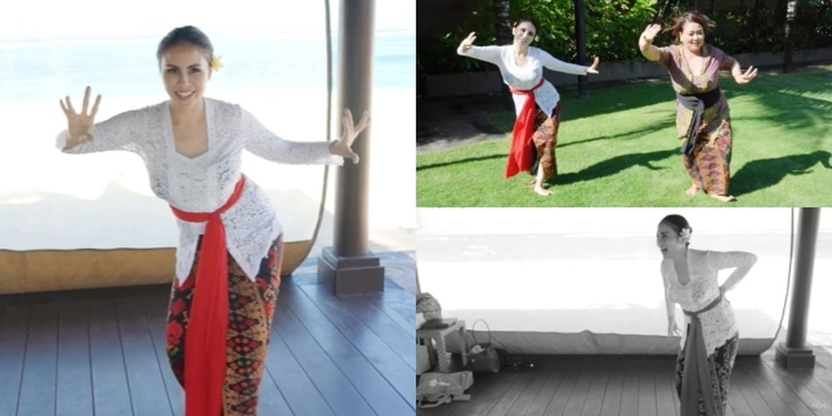 9 Photos of Momo Geisha Learning Balinese Dance, Trained Directly by Anang and Ashanty's Future In-Laws - Suffering Waist Pain for the Correct Posture