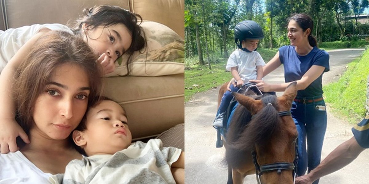 9 Pictures of Nabila Syakieb Taking Care of 2 Children, the Ideal Beautiful Mama - Always Looking Like a Teenager