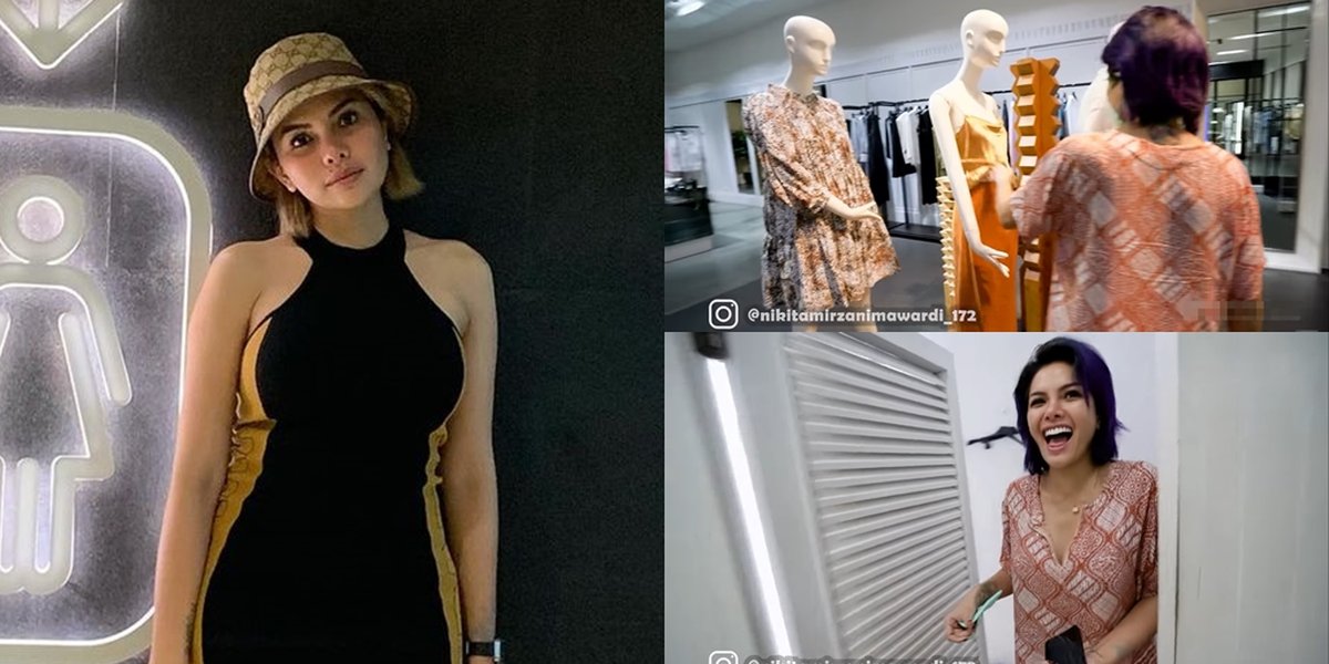 9 Photos of Nikita Mirzani Going to the Mall Wearing a Daster While Running, Shopping for Clothes Worth Over Rp20 Million in a Short Time