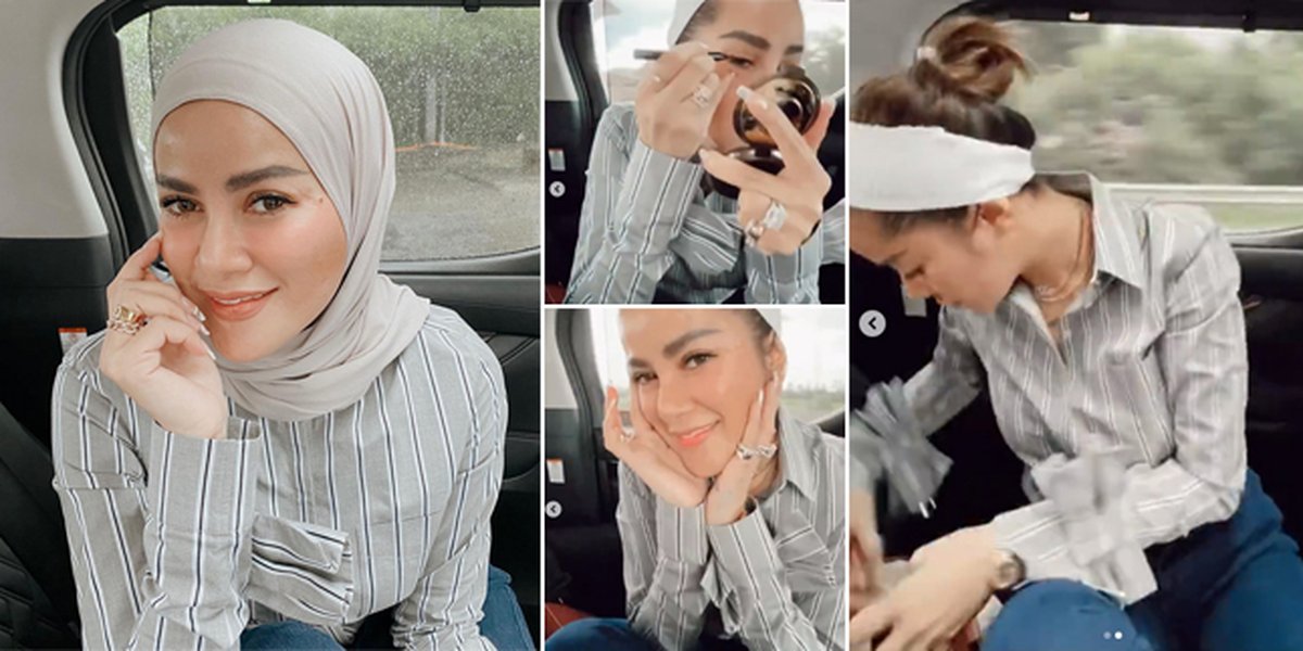 9 Potret Olla Ramlan Caught Removing Hijab in Makeup Tutorial Video, Netizens Remind about Modesty