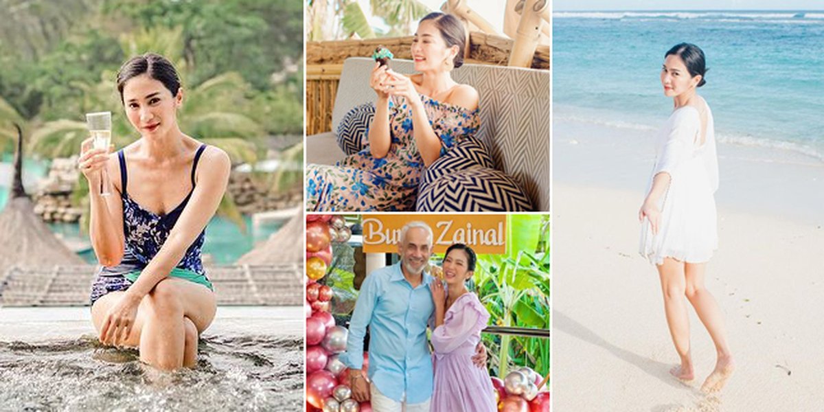 9 Photos of OOTD Bunga Zainal During Vacation in Bali, From Swimsuit to Dress Like a Teenager