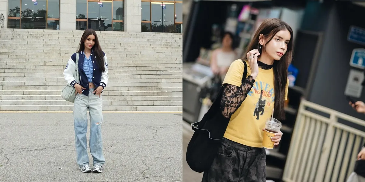 9 OOTD Portraits of Sabrina Chairunnisa During Her Studies at Yonsei University, South Korea, Always Stylish