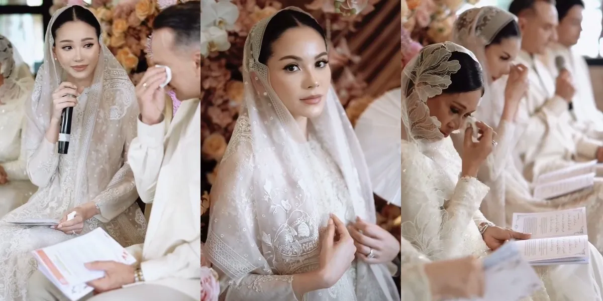 9 Portraits of Alyssa Daguise's Religious Gathering Before the Wedding, Family's Tears Overflowing with Emotion