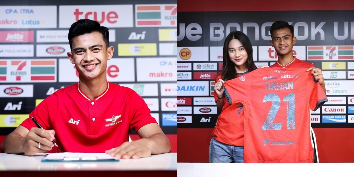 9 Portraits of Pratama Arhan Moving to Bangkok United Football Club, Accompanied by His Wife Azizah Salsha