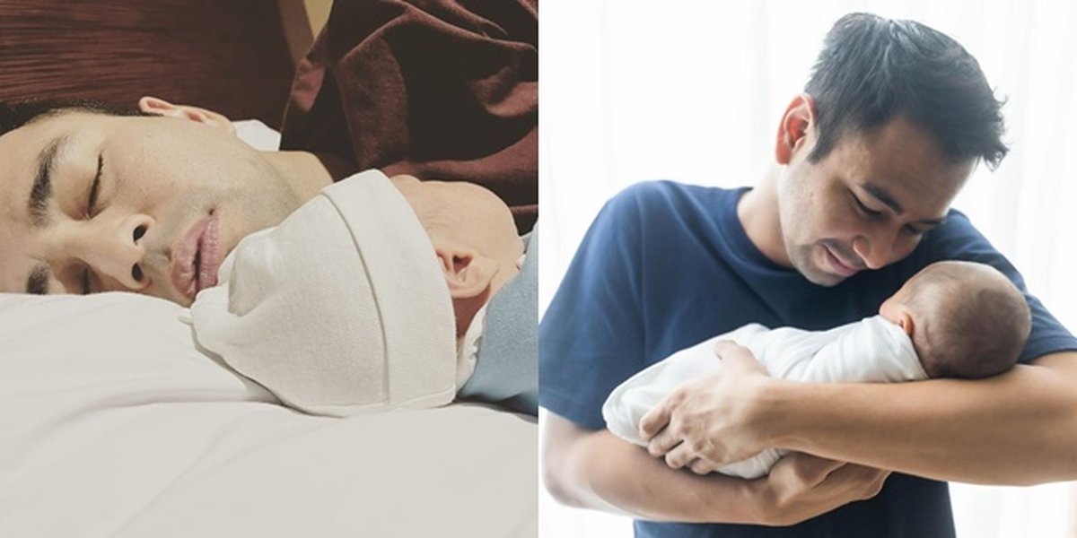 9 Portraits of Raffi Ahmad Carrying Baby R, Still Feeling Stiff Holding the Child - His Face Makes Netizens Can't Wait to See