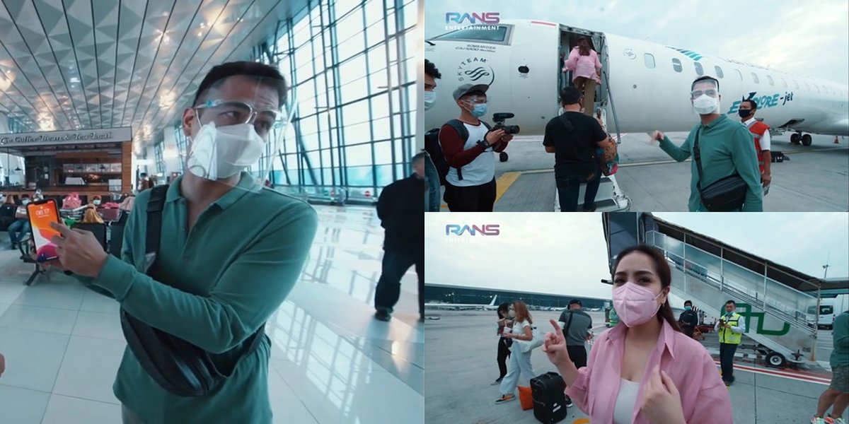 9 Portraits of Raffi Ahmad Renting a Private Plane to Labuan Bajo, Swab Test for All Employees Before Going on Vacation