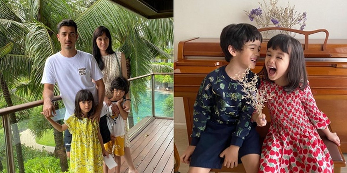 9 Portraits of River and Clover, Fachri Albar's Children, Rarely Exposed, Equally Handsome and Beautiful as Their Parents