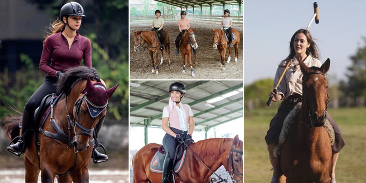 9 Beautiful Indonesian Celebrities Horseback Riding, Including Nabila Syakieb to Nagita Slavina
