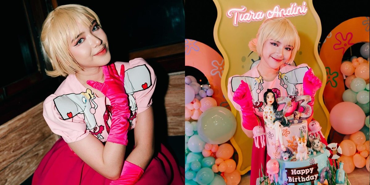 9 Fun Photos of Tiara Andini's Birthday with a SpongeBob Bikini Bottom Theme that is a Month Late, Netizens: Finally Posted!