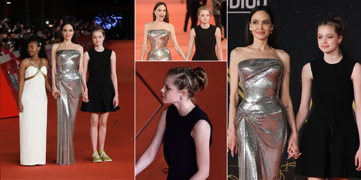 9 Photos of Shiloh Jolie-Pitt on the Red Carpet Premiere of 'ETERNALS', Looking More Beautiful with Dress & Makeup