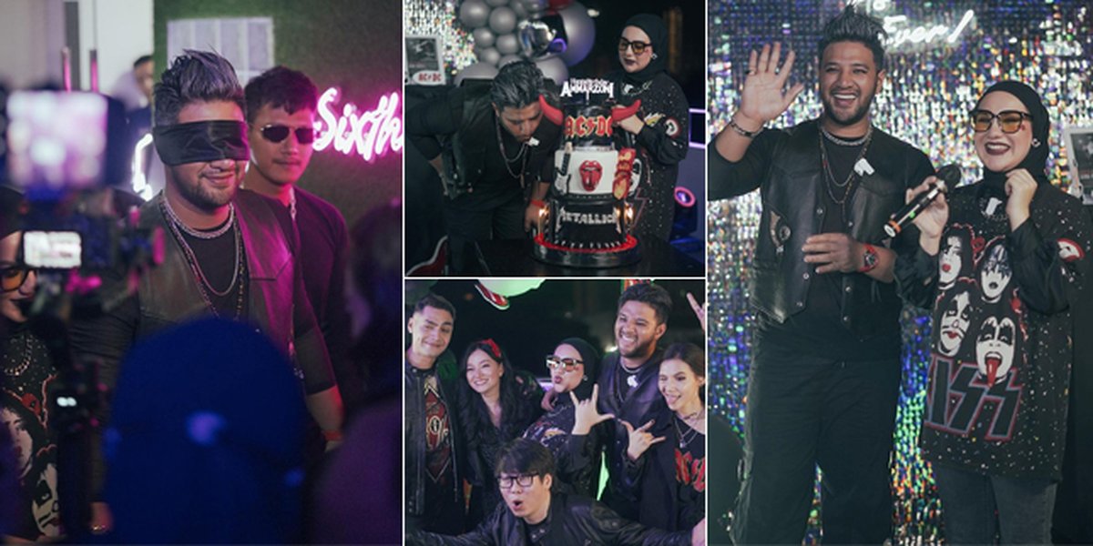 9 Photos of Ammar Zoni's Surprise Birthday Party from Irish Bella, Themed Rocker - Attended by Celebrity Friends