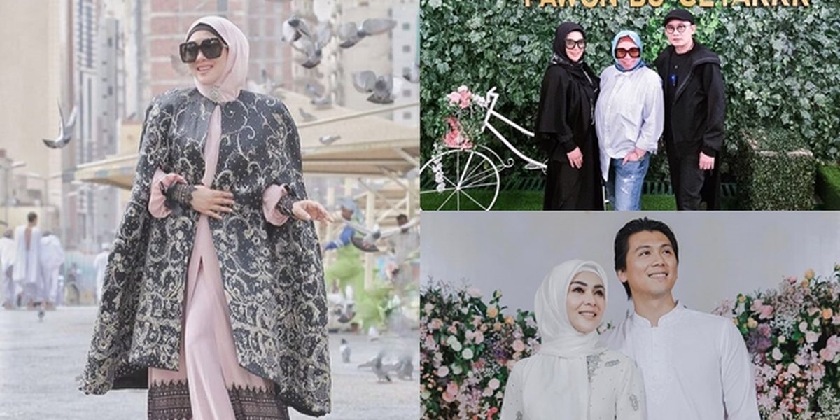 9 Portraits of Syahrini Looking Beautiful and Graceful in Hijab, Studying Religious Knowledge Together with Reino Barack