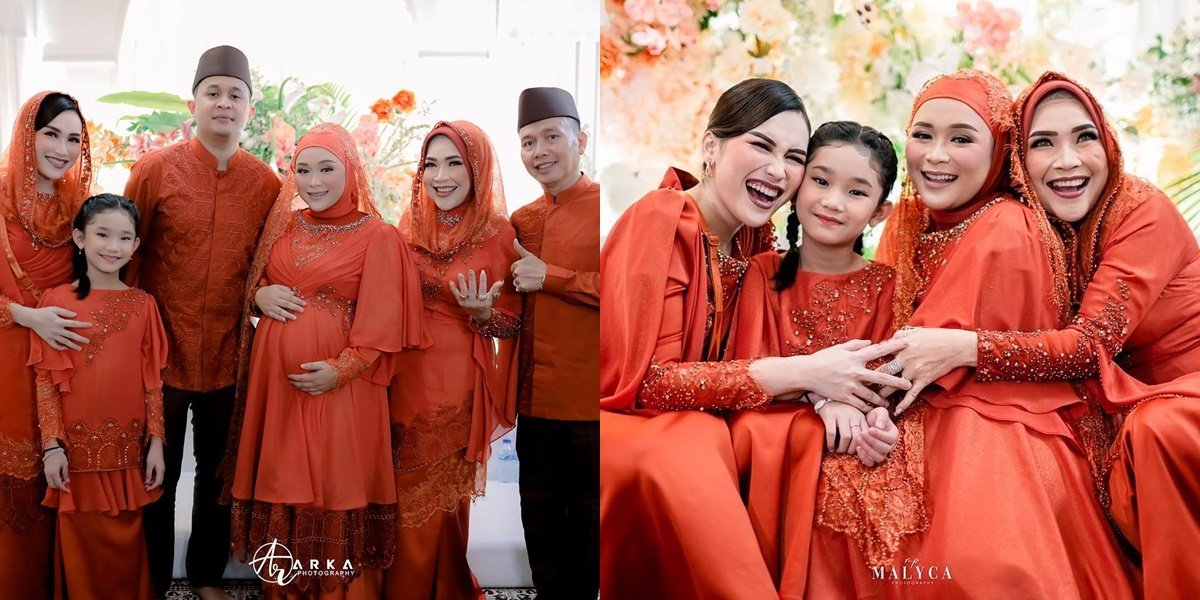 9 Potraits of 7-Month Pregnancy Celebration of Syifa, Ayu Ting Ting's Sister, Mother's Appearance Makes People Astonished - Said to Resemble Inul Daratista