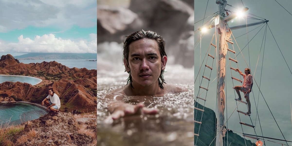 9 Latest Photos of Adipati Dolken that Attract Attention, His Hair is Braided - Romantic Kiss and Hug Canti Tachril in the Middle of Nature